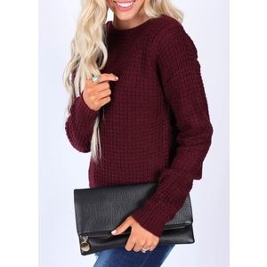 Kendra Sweater Details Back